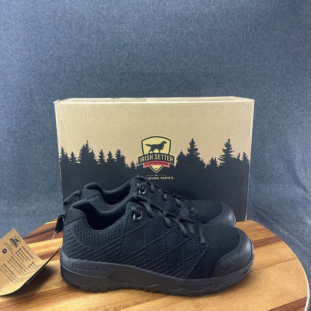 Irish Setter Nisswa Womens Black Safety Toe Work Boot Size 7B 83242